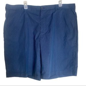 PGA Tour Men's Navy Pinstripe Golf Activewear Shorts 42